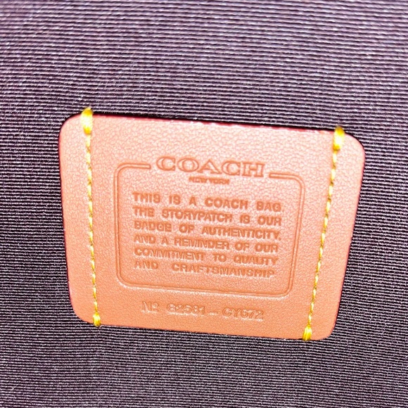 Coach Maggie Tote Bag In Signature Leather CY672🎀 - Picture 6 of 9